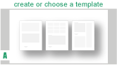 Create or select a message template